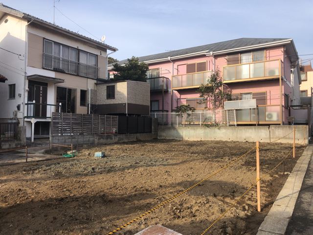 木造2階建て解体工事(千葉県習志野市藤崎)　工事中の様子です。